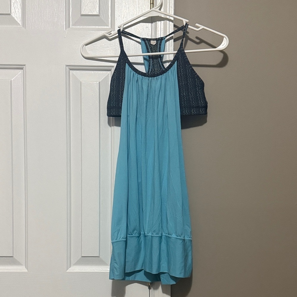 lululemon Limitless Blue Tank Top